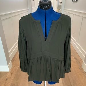 Loft peplum shirt